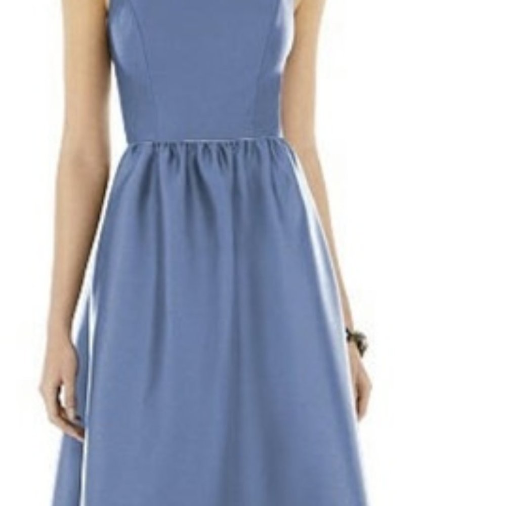 Alfred Sung Women's Satin Ball Gown NWT - Picture 3 of 10